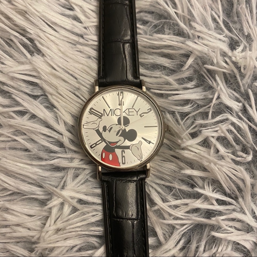 Mickey Mouse Black Watch - Picture 2 of 8
